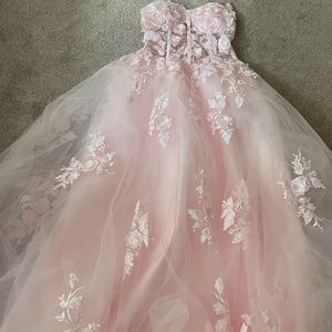 Pink prom dress